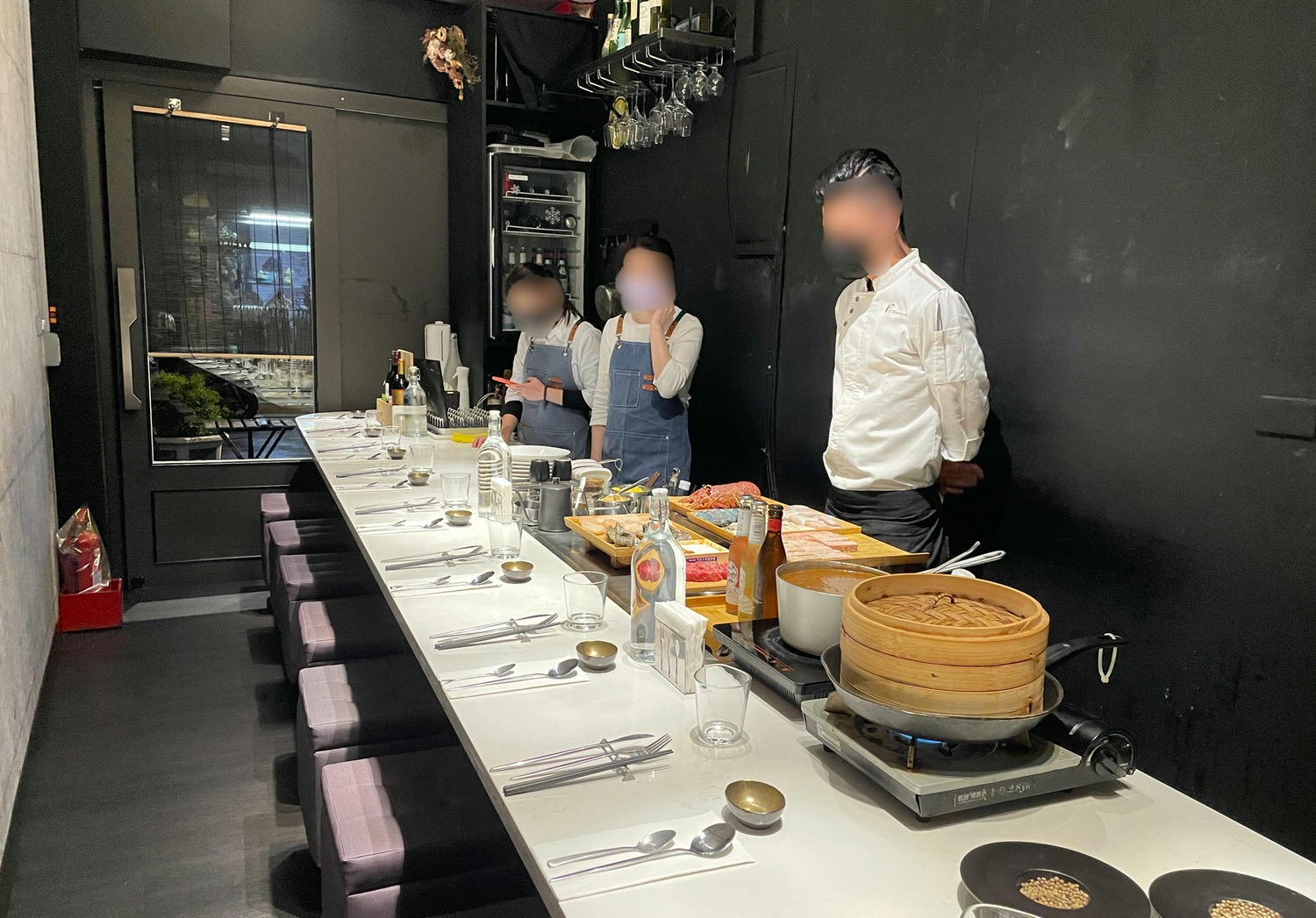 台北美食|無菜單鐵板燒「鐵F.f teppanyaki萬華本店」預約制、高CP值約會餐廳。 - 第4張圖 鐵F.f teppanyaki|餐廳環境