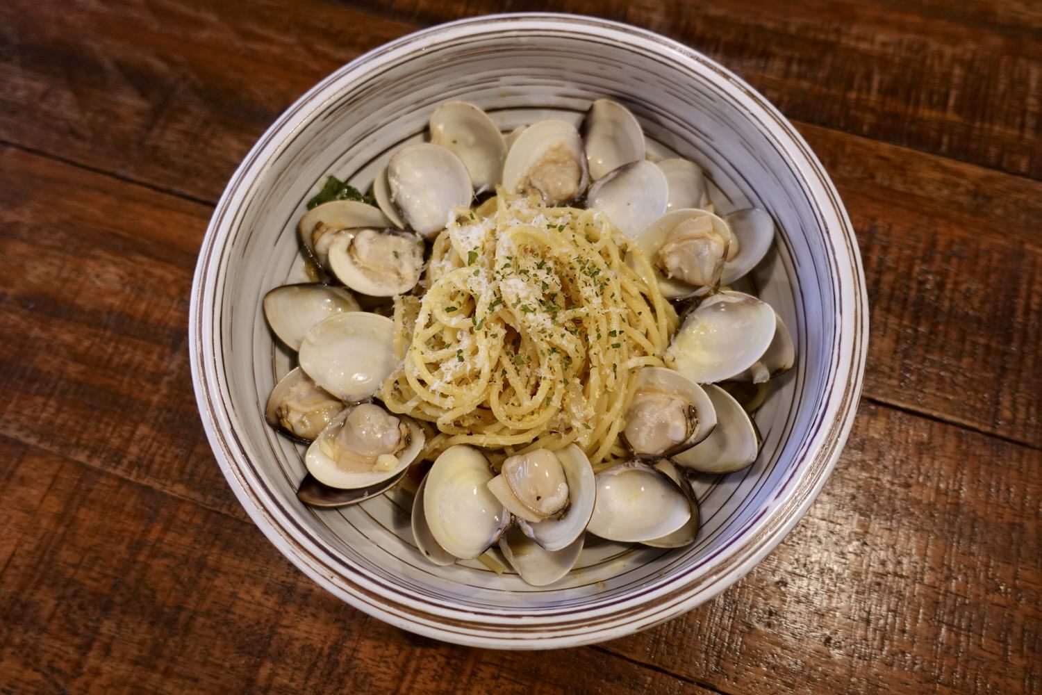 G+9餐廳白酒蛤蜊義大利麵