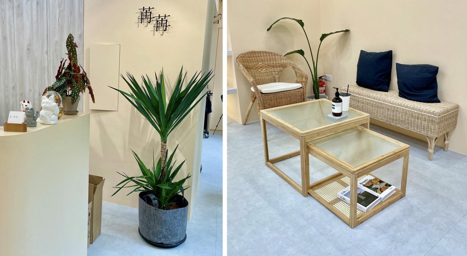 台北東區染髮推薦「苒苒 Hair Salon」歐美風格的線條染大成功! - 第4張圖 苒苒 Hair Salon 店內環境