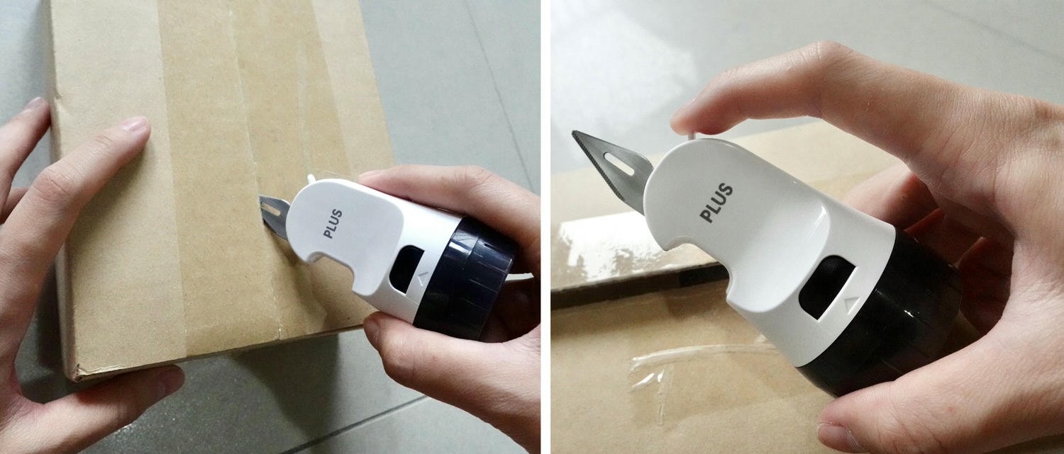 生活好物|網購個資保護必備好物「PLUS 替換式開箱刀個資保護章」開箱與評價。 - 第3張圖 PLUS 替換式開箱刀保護章