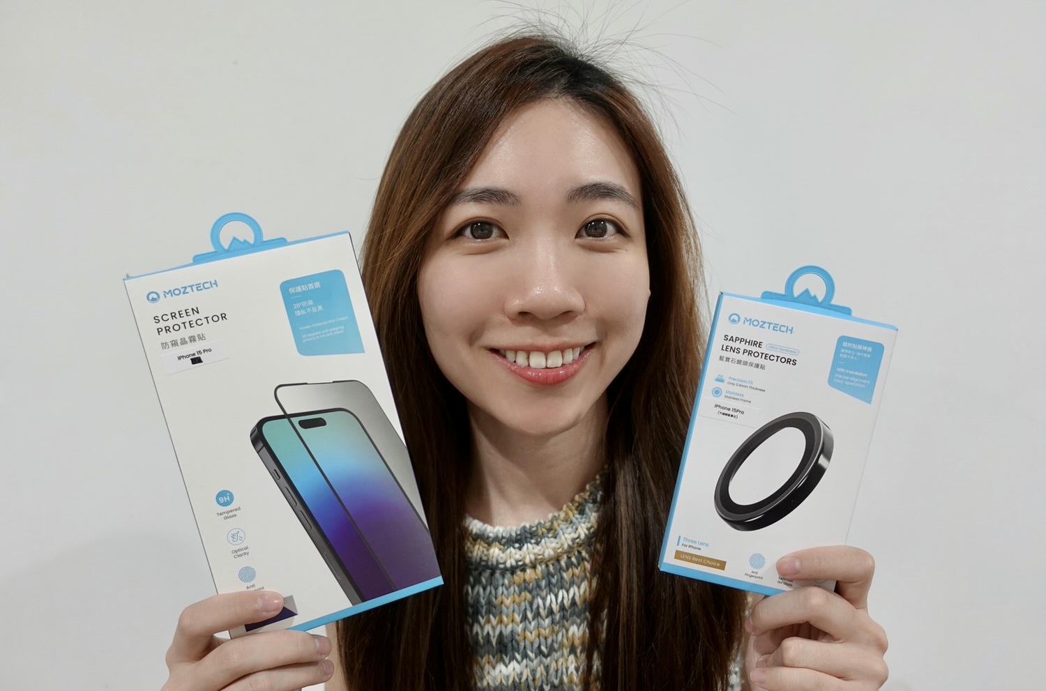 手機配件|MOZTECH 墨子科技 iPhone15 系列防窺保護貼、藍寶石鏡頭貼特色與使用評價! - 第1張圖 Moztech