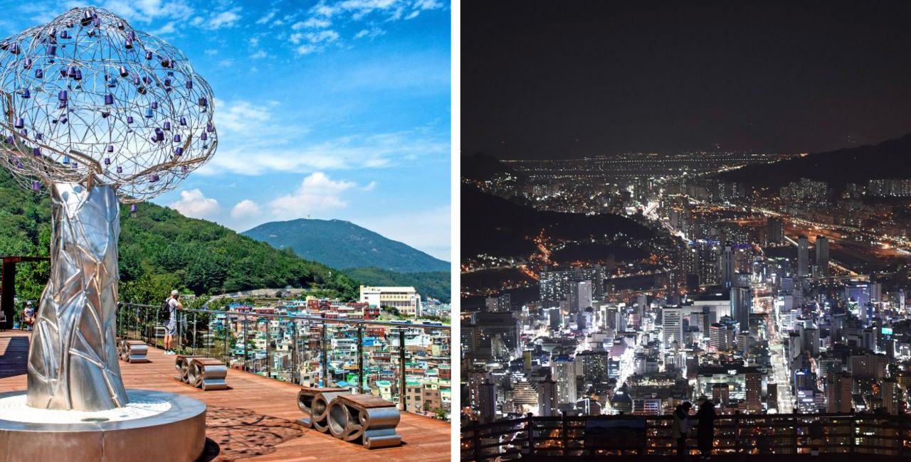2025韓國釜山自由行必看,旅遊行程推薦與規劃須知,出發前就看這篇! - 第12張圖 天馬山展望台 누리바라기 전망대