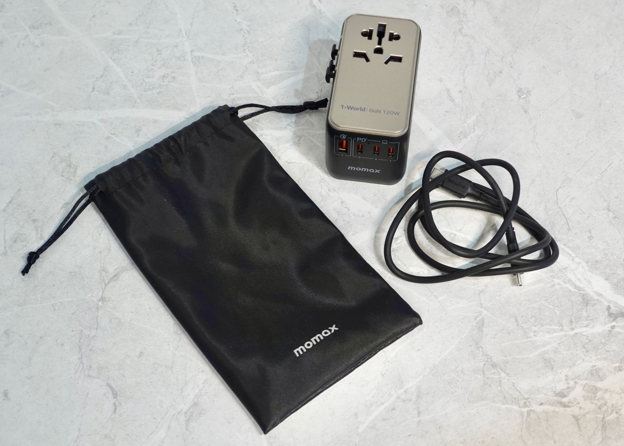 出國最佳轉接頭推薦「MOMAX 120W 全方位快充旅行插座」樂淘日本代購享優惠折扣! - 第3張圖 MOMAX 120W 全方位快充旅行插座