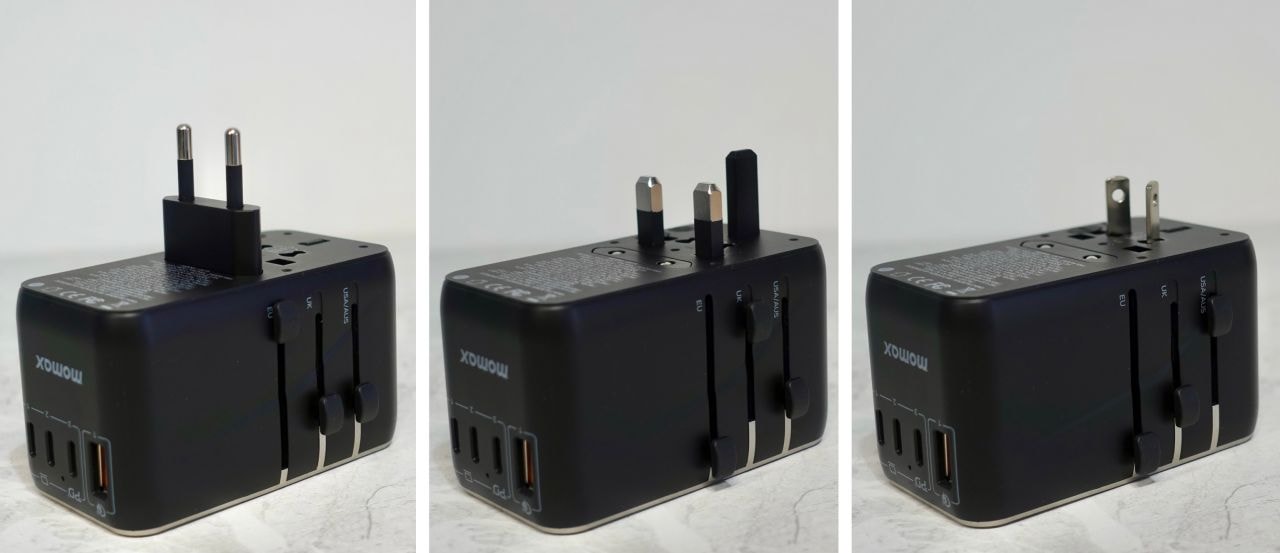 出國最佳轉接頭推薦「MOMAX 120W 全方位快充旅行插座」樂淘日本代購享優惠折扣! - 第1張圖 MOMAX 120W 全方位快充旅行插座