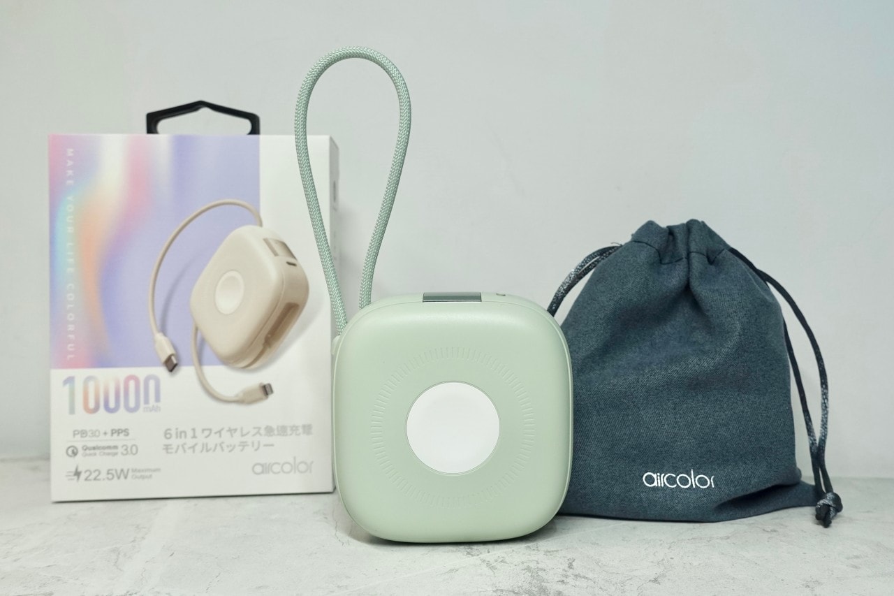 aircolor 雲朵系磁吸無線快充行動電源
