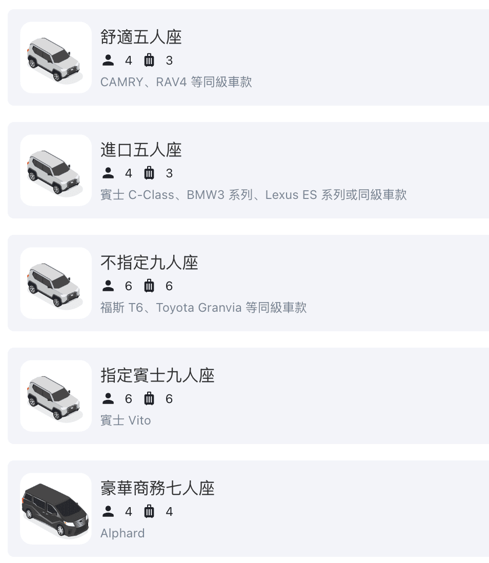 UGO GO機場接送