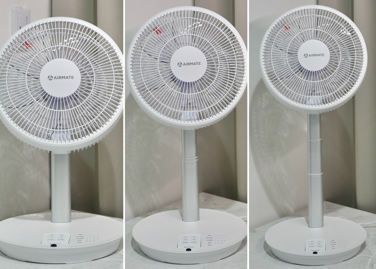 AIRMATE 可收納式遙控立地電扇