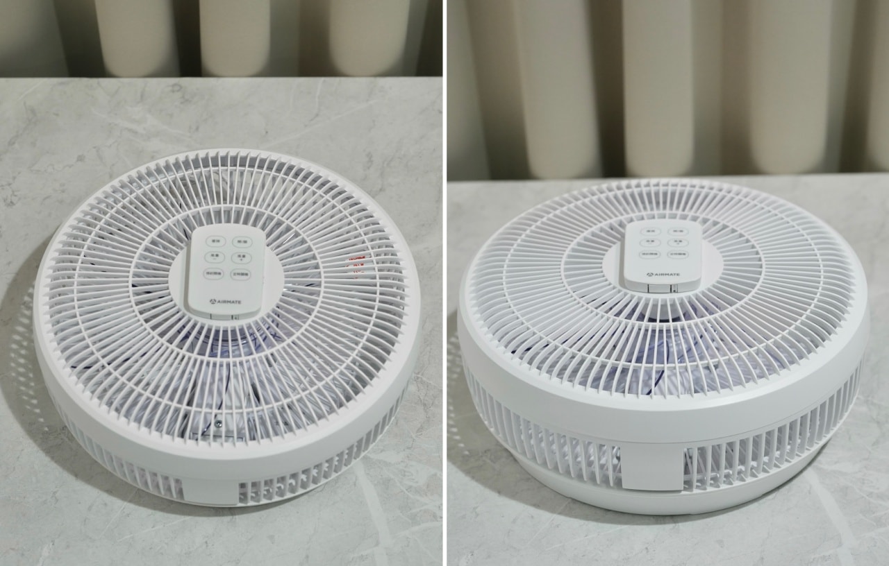 AIRMATE 可收納式遙控立地電扇