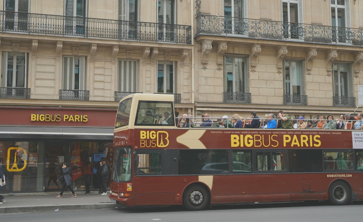 巴黎 Big Bus 隨上隨下觀光巴士