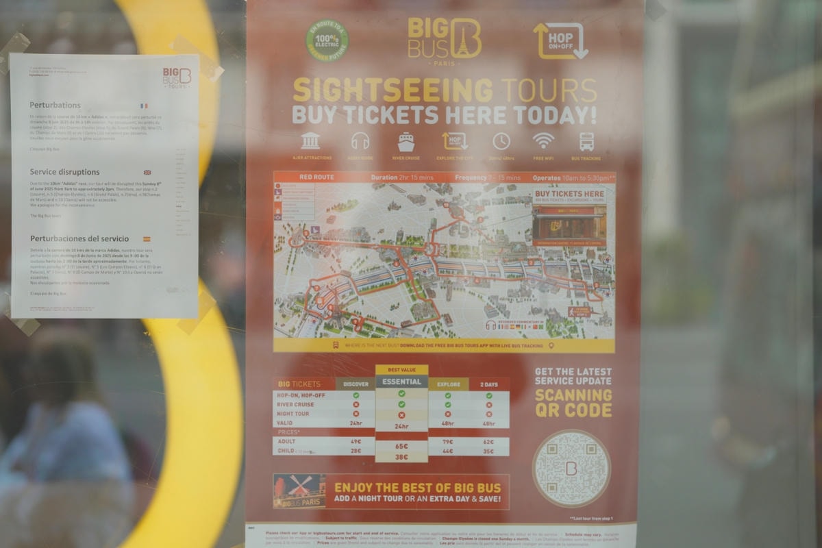 巴黎 Big Bus 隨上隨下觀光巴士