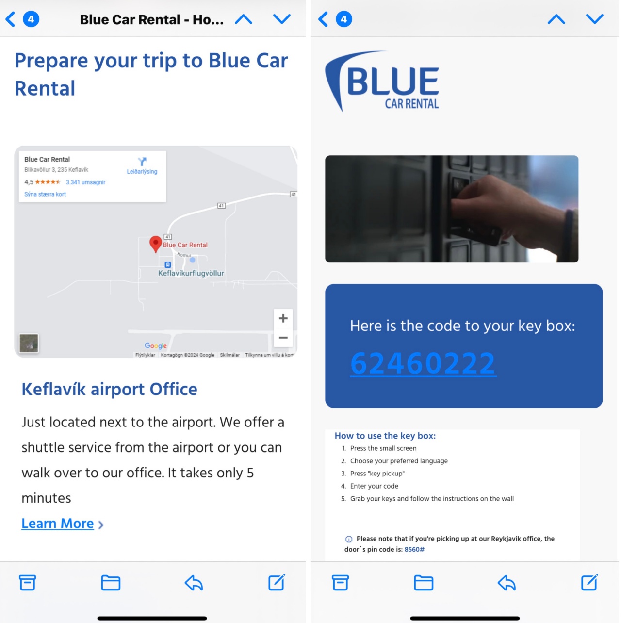 Blue Car Rental